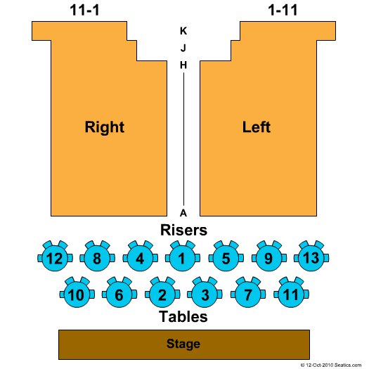 Temple For The Performing Arts Seating Chart